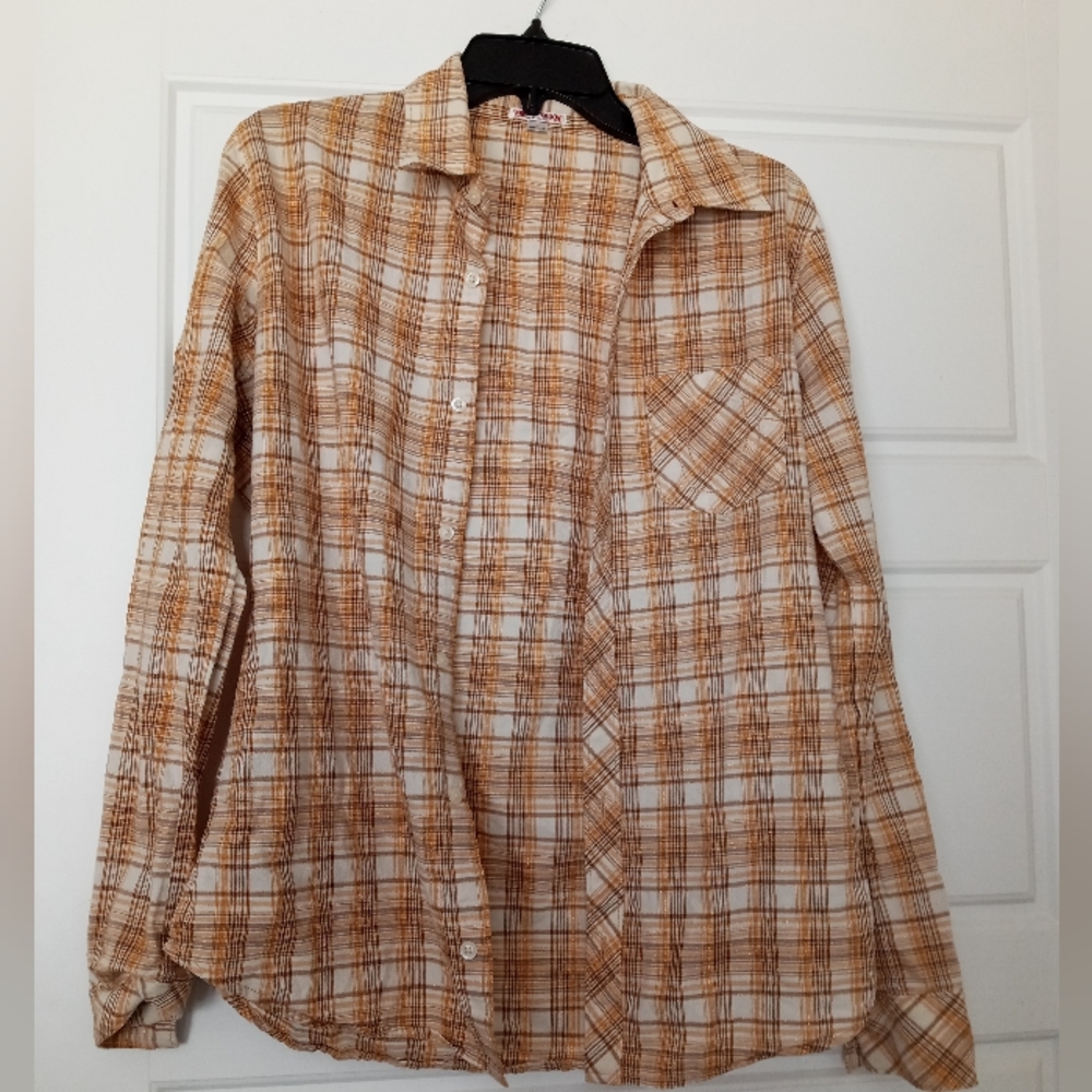 True religion button-down blouse size large